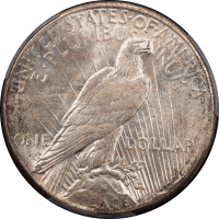 1928 Peace Dollar ($1) Reverse Image