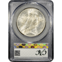 1928-S Peace Dollar ($1) Reverse Slab Image