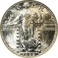 1928-S Standing Liberty Quarter (25c) Obverse Image