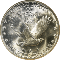 1928-S Standing Liberty Quarter (25c) Reverse Image