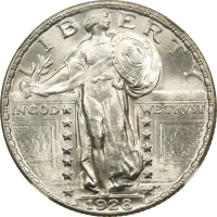 1928 Standing Liberty Quarter (25c) Obverse Image
