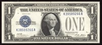 1928A $1 Funny Back Silver Certificate Obverse Image