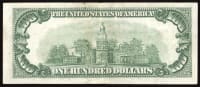 1929 $100 Federal Reserve National Bank Note (FRBN) Richmond Reverse Image