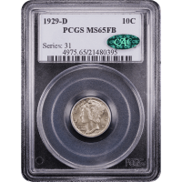 1929-D Mercury Dime (10c) Obverse Slab Image
