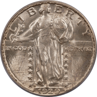 1929-S Standing Liberty Quarter (25c) OGH Obverse Image