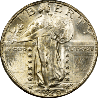 1929 Standing Liberty Quarter (25c) Obverse Image