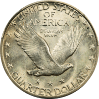 1929 Standing Liberty Quarter (25c) REVERSE Image