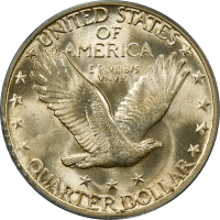 1930 Standing Liberty Quarter (25c) REVERSE Image