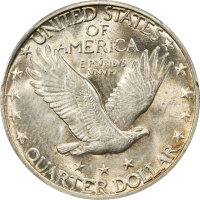 1930 Standing Liberty Quarter (25c) Reverse Image