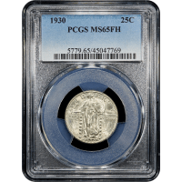1930 Standing Liberty Quarter (25c) SLAB Image