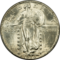 1930 Standing Liberty Quarter (25c) OBVERSE Image