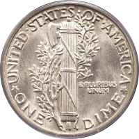1931 Mercury Dime (10c) Reverse Image