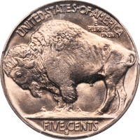1931-S Buffalo Nickel (5c) Reverse Image
