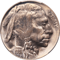 1931-S Buffalo Nickel (5c) Obverse Image