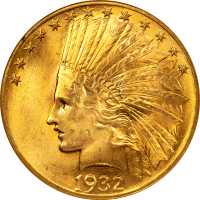 1932 Indian Gold Eagle ($10) OBVERSE Image