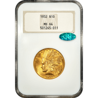 1932 Indian Gold Eagle ($10) SLAB Image