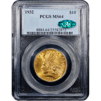 1932 Indian Gold Eagle ($10) SLAB Image