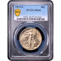 1933-S Walking Liberty Half Dollar (50c) Obverse Slab Image