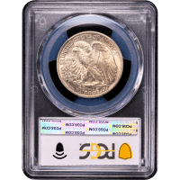 1933-S Walking Liberty Half Dollar (50c) Reverse Slab Image