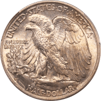 1933-S Walking Liberty Half Dollar (50c) Reverse Image