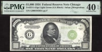 1934 $1000 Federal Reserve Note Light Green Seal OBVERSE Image