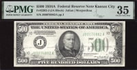 1934 $500 Federal Reserve Note OBVERSE Image