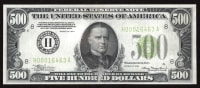 1934 $500 FRN Light Green Seal Obverse Image