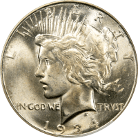 1934-D Peace Dollar ($1) Obverse Image