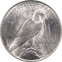 1934-D Peace Dollar ($1) Reverse Image