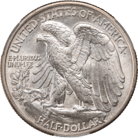 1934-D Walking Liberty Half Dollar (50c) Reverse Image