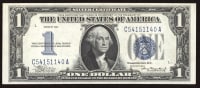 1934 Funny Back $1 Silver Certificate Obverse Image