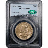 1934 Maryland Commem Half Dollar (50c) SLAB Image