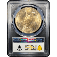 1934 Peace Dollar ($1) Reverse Slab Image