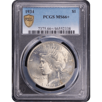 1934 Peace Dollar ($1) SLAB Image