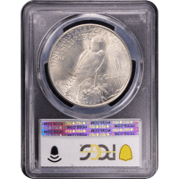 1934 Peace Dollar ($1) Reverse Slab Image