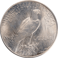 1934 Peace Dollar ($1) Reverse Image