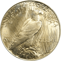 1934 Peace Dollar ($1) Reverse Image