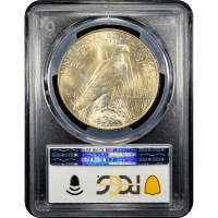 1934 Peace Dollar ($1) Reverse Slab Image