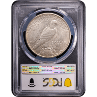 1934-S Peace Dollar ($1) Reverse Slab Image