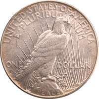 1934-S Peace Dollar ($1) Reverse Image
