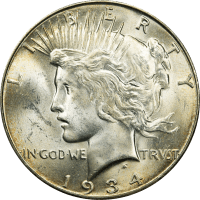 1934-S Peace Dollar ($1) OBVERSE Image