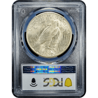 1934-S Peace Dollar ($1) Reverse Slab Image