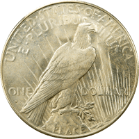 1934-S Peace Dollar ($1) Reverse Image