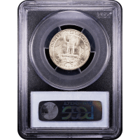 1934 Washington Quarter (25c) Light Motto Reverse Slab Image