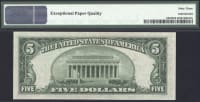 1934A $5 North Africa Silver Certificate REVERSE Image