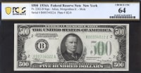1934A $500 Federal Reserve Note Obverse Image