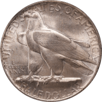 1935 Connecticut Commemorative Half Dollar (50c) Reverse Image