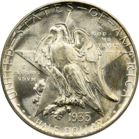 1935-D Texas Commem Half Dollar (50c) OBVERSE Image
