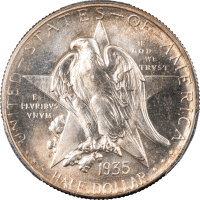 1935-D Texas Commemorative Half Dollar (50c) Obverse Image