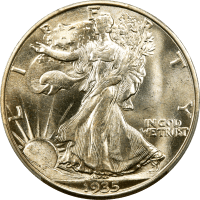 1935-D Walking Liberty Half Dollar (50c) Obverse Image